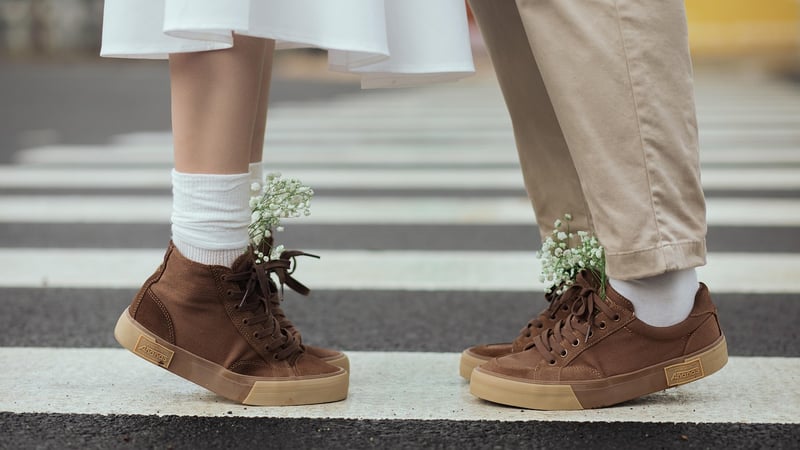 Couple enjoying a romantic moment